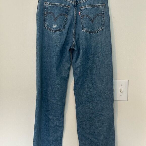 Levi’s Ribcage Straight Ankle Button-fly Jeans 27 - Picture 5 of 9